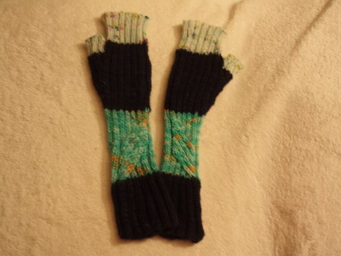 2nd pair of Te Ara Fingerless Mitts