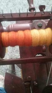 TDF 1st bobbin half done